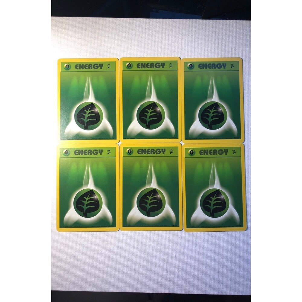 Lot of Pokemon Leaf Cards Energy set 127